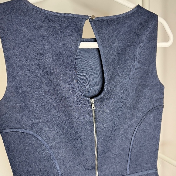NWOT Tahari ASL Size 2 Navy Dress - Picture 3 of 8